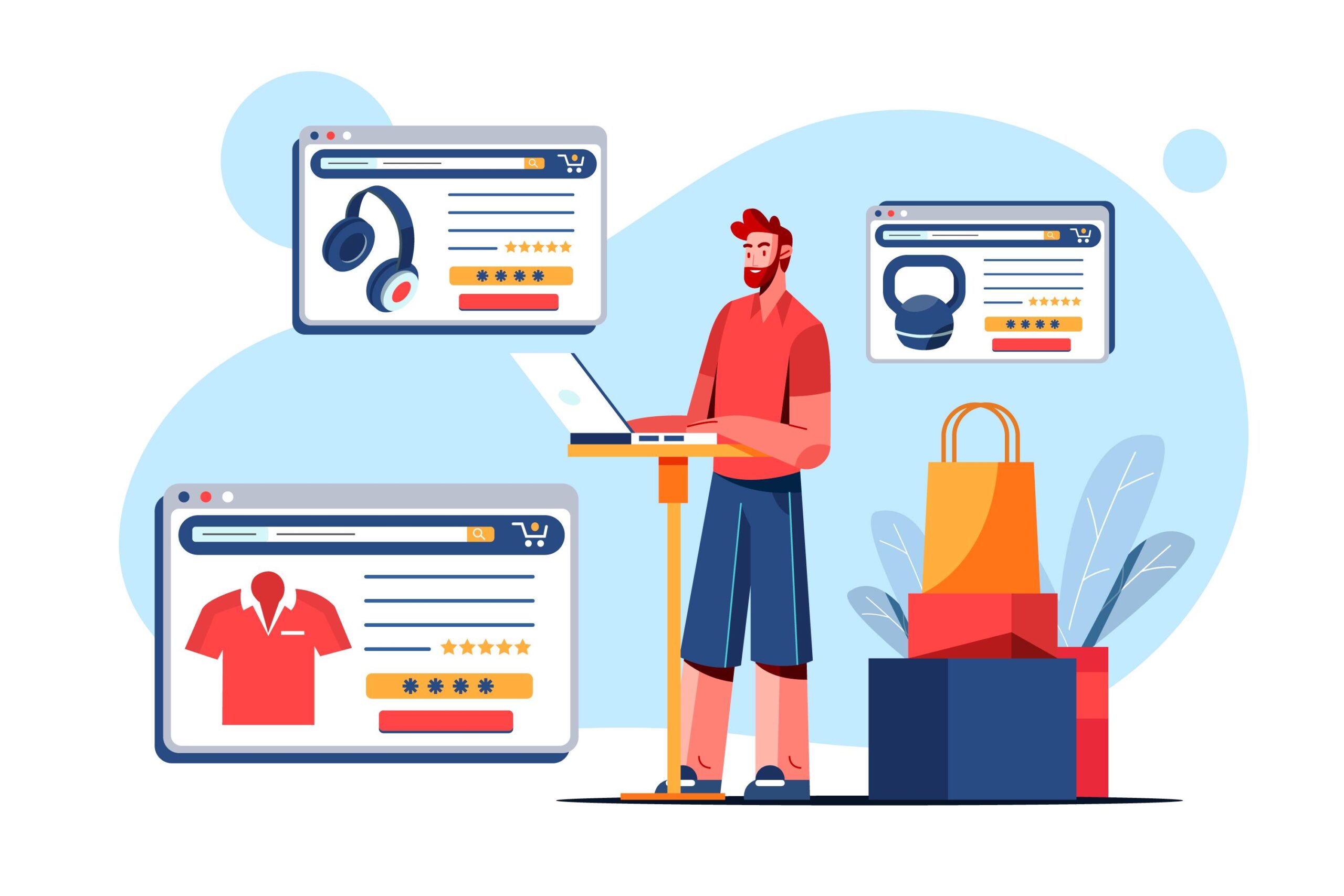 Mencari produk di marketplace