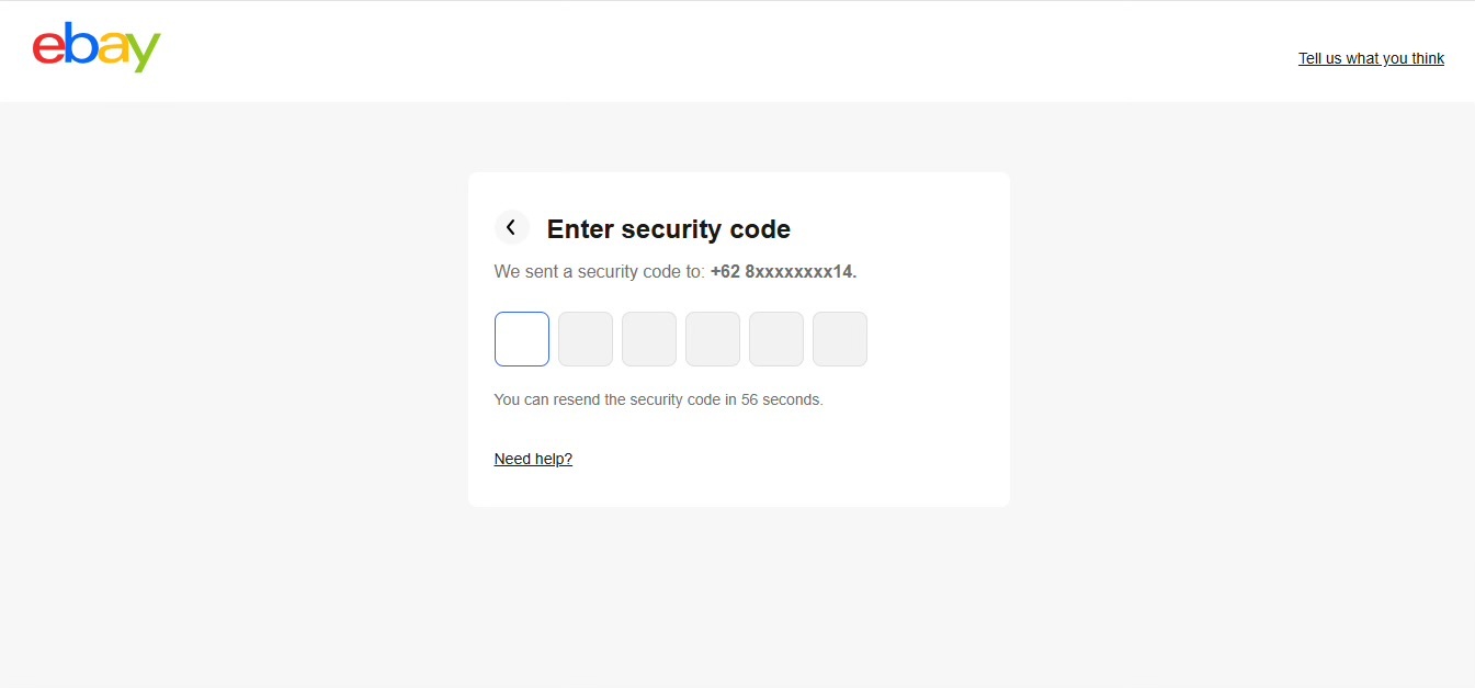 masukkan kode security